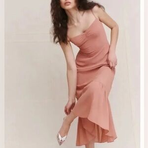 Reformation Emersyn Dress Praline